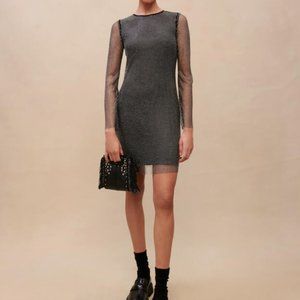 Maje Renya Diamente Crystal Dress